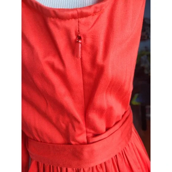 Alexis Kelsi cocktail party red mini dress bows bouffant girly feminine ties - Picture 9 of 10